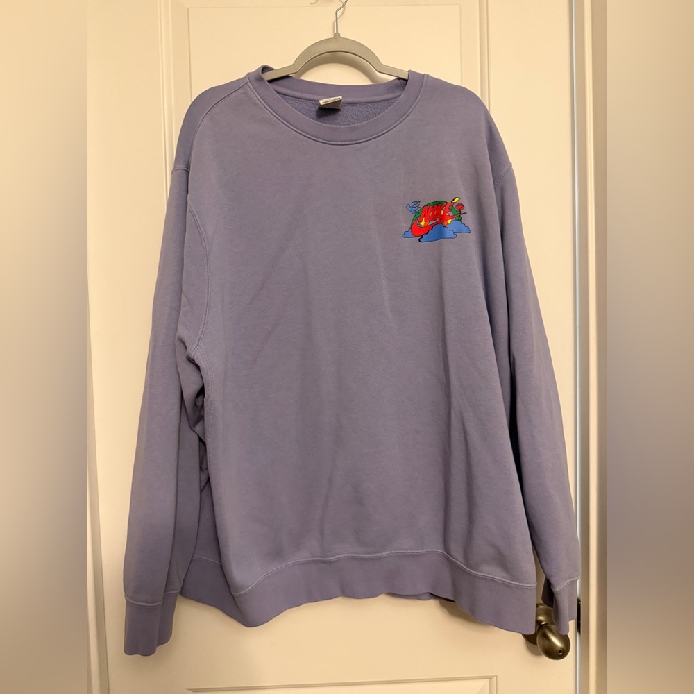 NIKE SPORTSWEAR HAVE A NIKE DAY PURPLE CREWNECK SWEATSHIRT XXL
